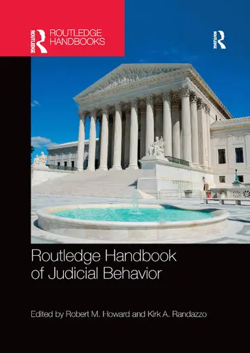 Cover of Routledge Handbook of Judicial Behavior