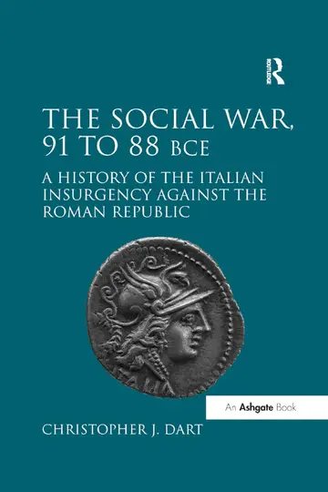 Cover of The Social War, 91 to 88 BCE