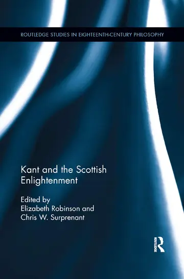 Cover of Kant and the Scottish Enlightenment