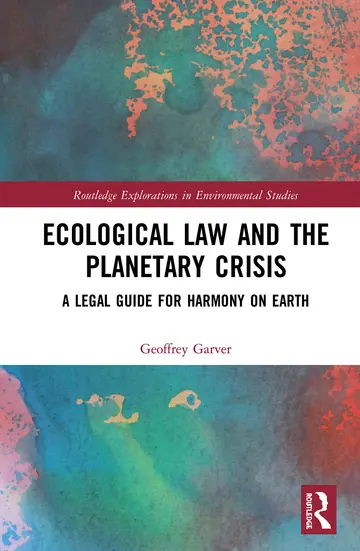 Cover of Ecological Law and the Planetary Crisis