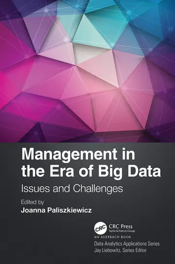 Cover of Management in the Era of Big Data