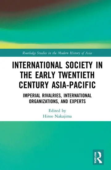 Cover of International Society in the Early Twentieth Century Asia-Pacific
