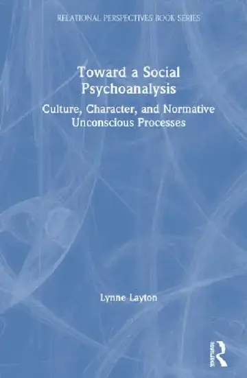 Cover of Toward a Social Psychoanalysis