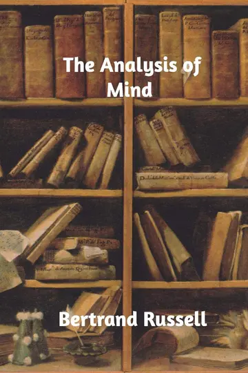 Cover of The Analysis of Mind