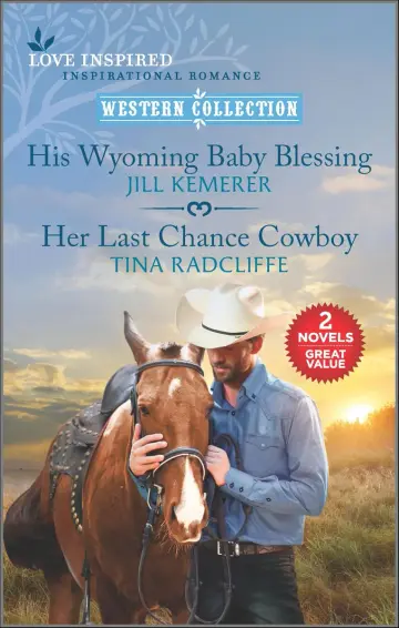 Cover of His Wyoming Baby Blessing and Her Last Chance Cowboy