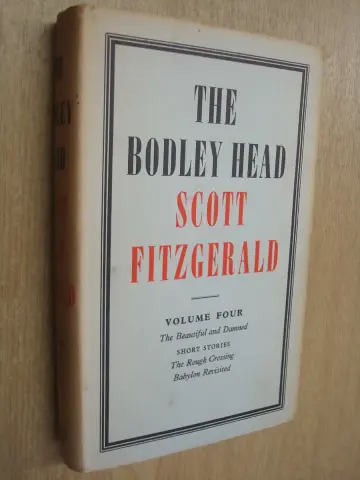 Cover of The Bodley Head Scott Fitzgerald