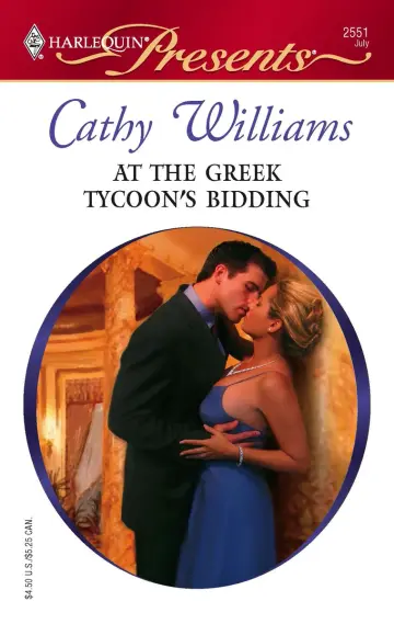 Cover of At the Greek Tycoon's Bidding