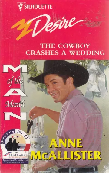 Cover of Cowboy Crashes A Wedding (Man of the Month/Code of the West)