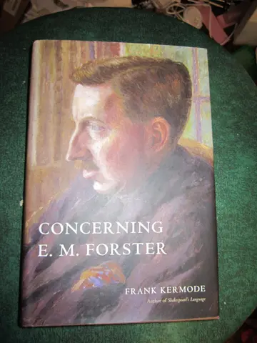 Cover of Concerning E. M. Forster