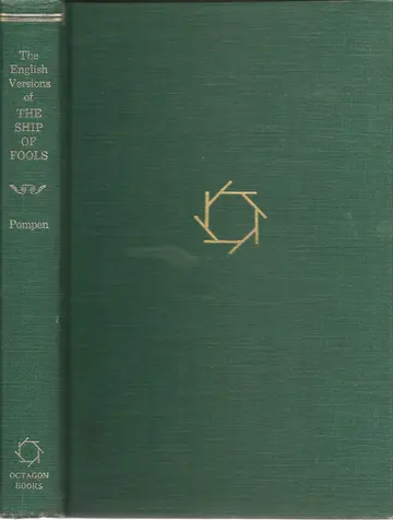 Cover of The English Versions of the Ship of Fools