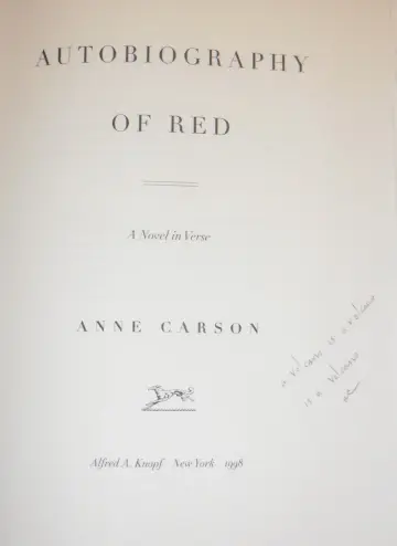 Cover of Autobiography of Red