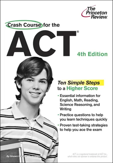 Cover of Crash Course for the ACT, 4th Edition