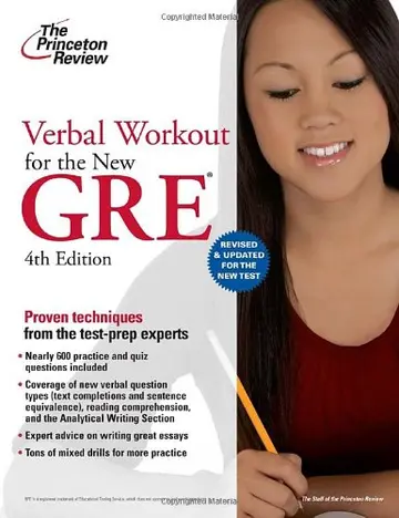 Cover of Verbal Workout for the New Gre