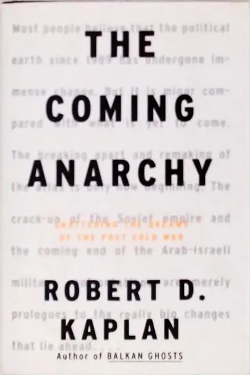 Cover of The Coming Anarchy