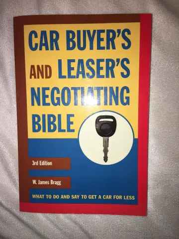 Cover of Car Buyer's and Leaser's Negotiating Bible, Third Edition