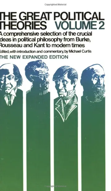 Cover of The Great Political Theories V.2
