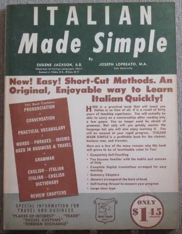Cover of Italian Made Simple