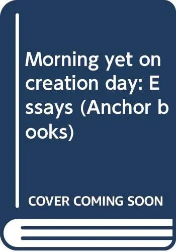 Cover of Morning yet on creation day