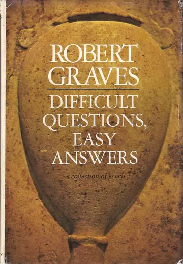 Cover of Difficult questions, easy answers