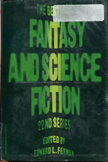 Cover of The Best from Fantasy and Science Fiction, 22nd Series