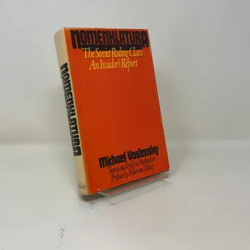 Cover of Nomenklatura