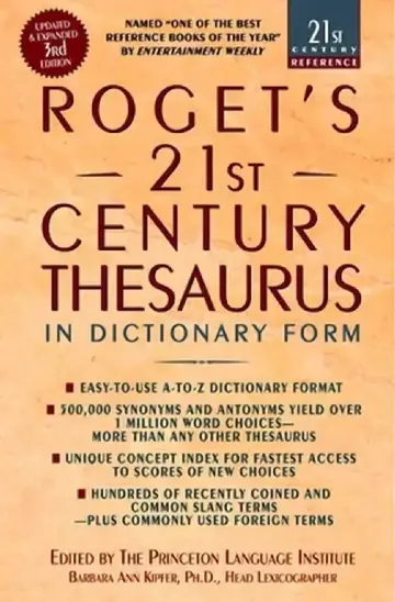 Cover of Roget's 21st Century Thesaurus