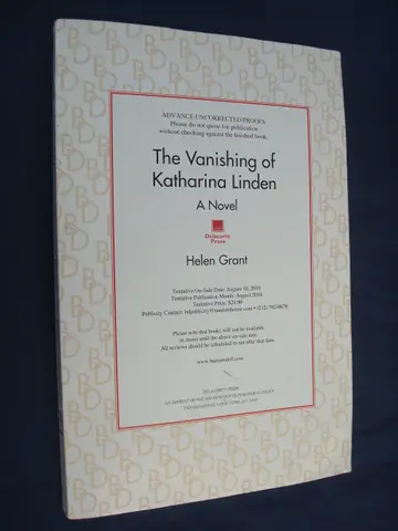 Cover of The Vanishing of Katharina Linden