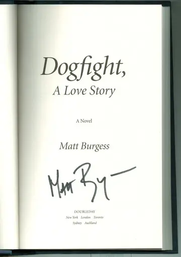 Cover of Dogfight, A Love Story