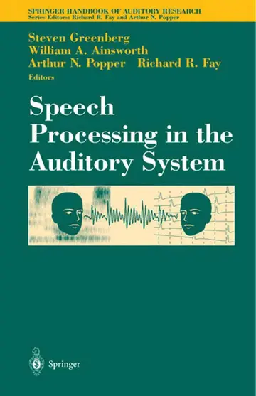Cover of Speech Processing in the Auditory System