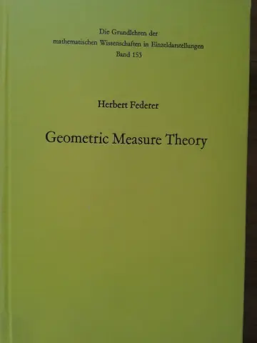 Cover of Geometric Measure Theory