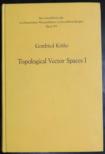 Cover of Topological Vector Spaces I