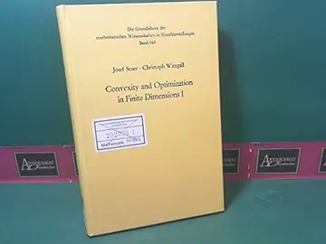 Cover of Convexity & Optimization in Finite Dimensions One