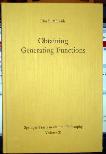 Cover of Obtaining Generating Functions