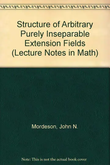 Cover of Structure of Arbitrary Purely Inseparable Extension Fields
