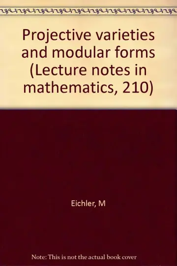 Cover of Projective varieties and modular forms