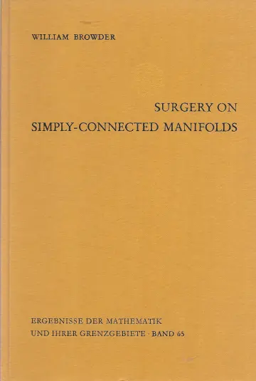 Cover of Surgery on Simply-Connected Manifolds