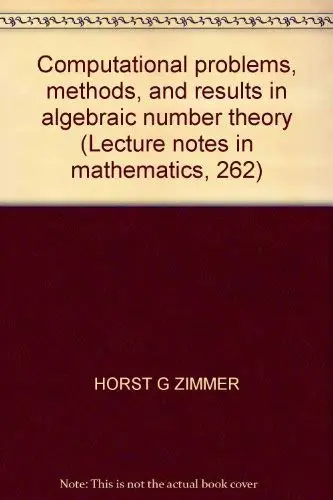 Cover of Computational problems, methods, and results in algebraic number theory