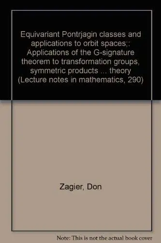 Cover of Equivariant Pontrjagin classes and applications to orbit spaces