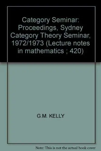 Cover of Category Seminar