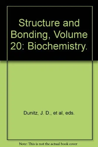 Cover of Structure and Bonding, Volume 20