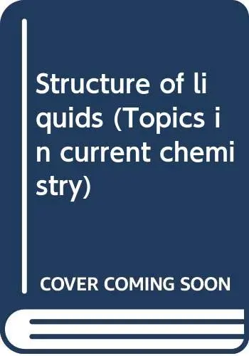Cover of Structure of liquids