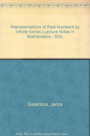 Cover of Representations of Real Numbers by Infinite Series