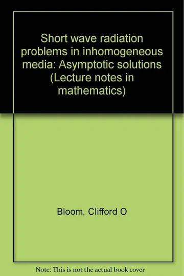 Cover of Short wave radiation problems in inhomogeneous media