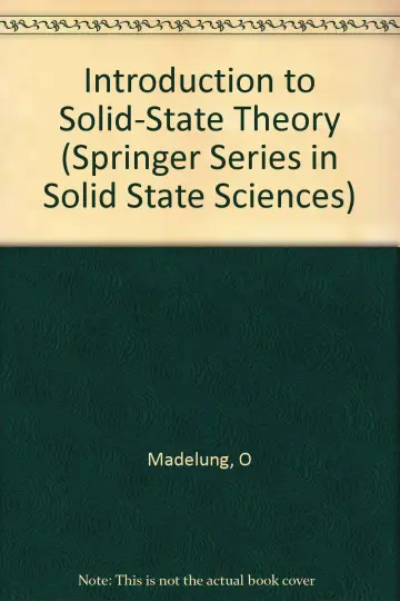 Cover of Introduction to Solid-State Theory
