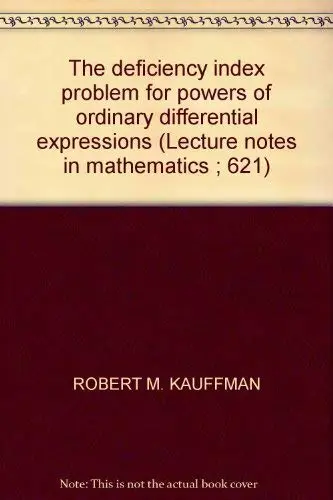 Cover of The deficiency index problem for powers of ordinary differential expressions