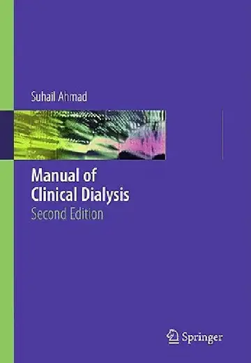 Cover of Manual of Clinical Dialysis