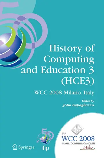 Cover of History of Computing and Education 3 (HCE3)
