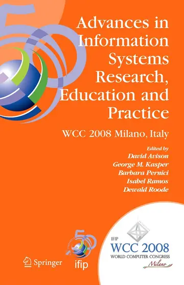 Cover of Advances in Information Systems Research, Education and Practice