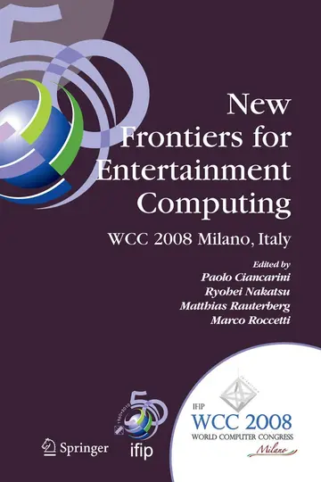 Cover of New Frontiers for Entertainment Computing