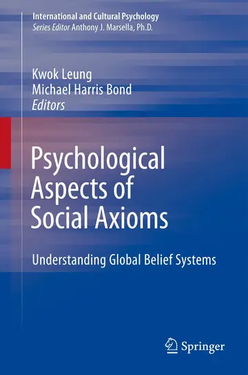 Cover of Psychological Aspects of Social Axioms